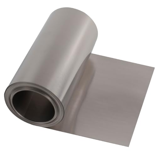 Titanplatte, Ta2 Titanfolie Silber Dünnes Ti-Blatt Hochreines Metallplattenblatt(1.0 * 200 * 200mm) von YTACPN