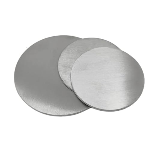 1 Stück 304 runde Plattenscheibe, Durchmesser 50mm - 300, Stärke 0,5/1/1,5/2/2,5/3/4/5(Thickness 4mm,Dia 100mm) von YTBHSHXZ