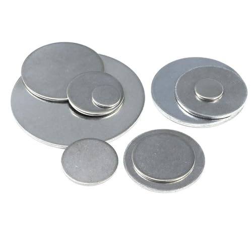 7mm -90mm solide Kleine runde Stahlplatte, Blechplatte, Dicke 1.8mm(12mm (10Pcs)) von YTBHSHXZ