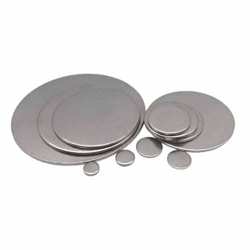 Runde Platte aus massivem Stahl von 22 bis 60 mm Stärke, Kreisblech 2,7 (30 mm (3 Stück) von YTBHSHXZ