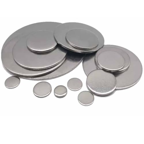 Runde Platte feste Scheibe Distanzscheibe Blech Durchmesser 60 mm 70 80 Dicke 1,1/1,3/1,8(1.8mm,80mm 1Pcs) von YTBHSHXZ
