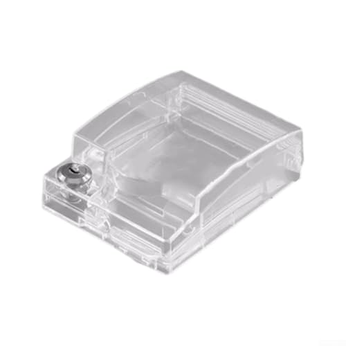 Sicher verschließbare, wasserdichte Steckdosenabdeckung, unerlässlich for die sichere Nutzung elektrischer Geräte im Freien(Transparent) von YTBHSHXZ