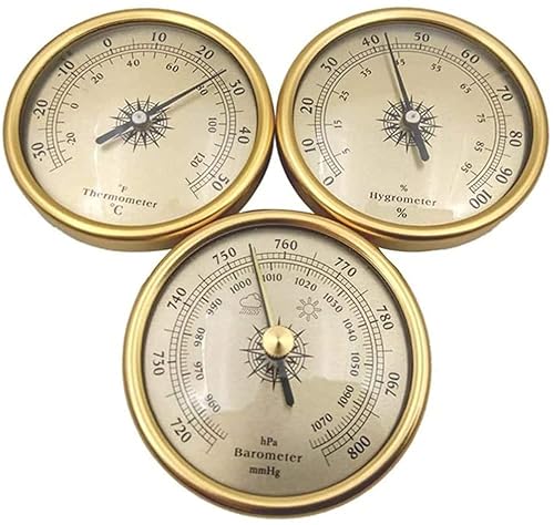 Thermometer Hygrometer Barometer 72 mm 3 Manometer Luftdruck von YTBHSHXZ