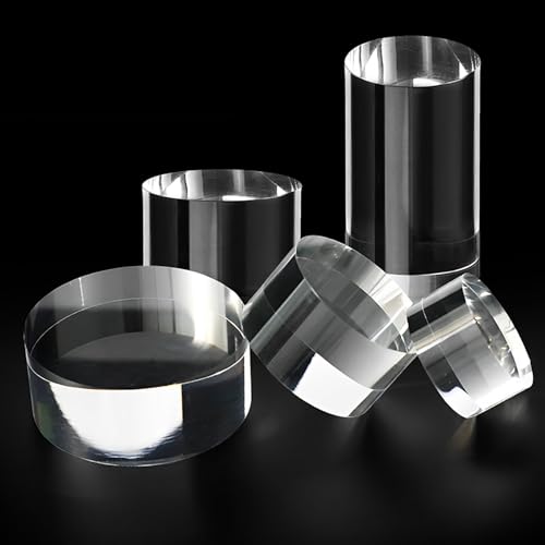 Transparenter Acryl-Rundstab mit 100 mm Durchmesser und 30-60 mm Länge, für Bastelarbeiten, 40 mm von YTBHSHXZ
