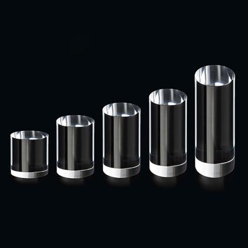 Transparenter Acryl-Rundstab mit 100 mm Durchmesser und 80–154 mm Länge, für Bastelarbeiten, 100 mm Transparenter Acryl-Rundstab mit 100 mm Durchmesser und 80–154 mm Länge, für Bastelarbeiten, 100 mm von YTBHSHXZ