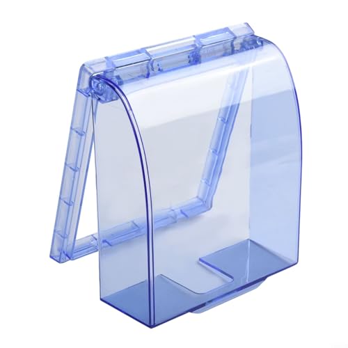 Wasserdichte Wandschalter-Steckdosenabdeckung, 10,5 x 11,8 4, cm, ABS-Schaltersteckdosengehäuse, Spritzschutz, Schalterbox von YTBHSHXZ