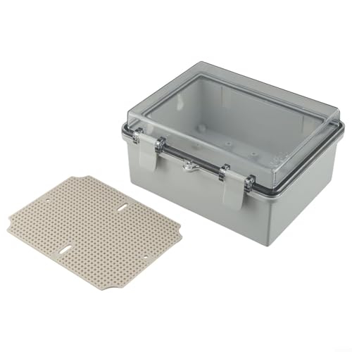 Wasserdichter Verteilerkasten IP66 Schutz Steckdose Kunststoff Anschlussdose mit transparenter Abdeckung von YTBHSHXZ