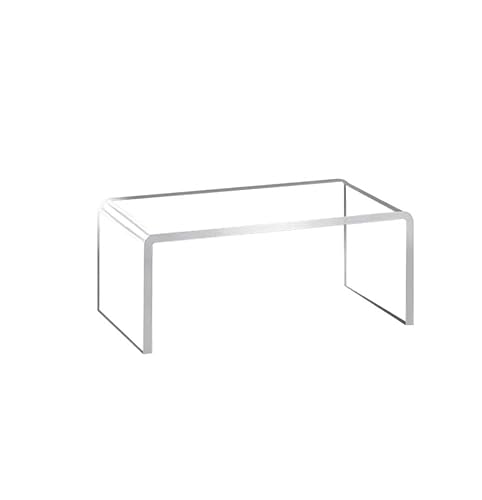 YTBHSHXZ, 1-teiliges U-förmiges transparentes Regal für den Schreibtisch, Displaypreal, Ablageregal, vergrößertes Regal, Regalregal (25x15x10x0.6cm) von YTBHSHXZ