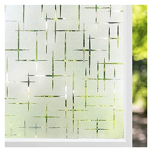 YTBHSHXZ, 3D-Dekor, statisch haftende, wärmeblockierende Glasfolie, Nicht klebender, Abnehmbarer Glasaufkleber, Anti-UV, for das Home Office(Champagne,90x300cm) von YTBHSHXZ