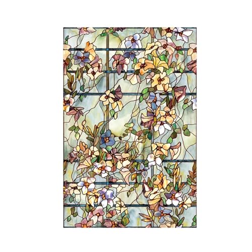 YTBHSHXZ, Elektrostatischer Aufkleber, farbiges Glas, klebstofffrei, UV-beständig, hitzebeständig, Türaufkleber(90x180cm) von YTBHSHXZ