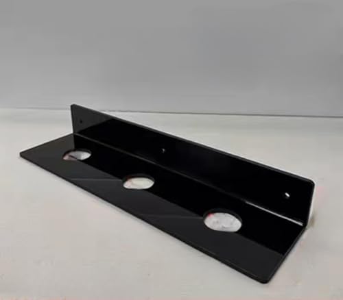 YTBHSHXZ, Präsentationsständer für Bodenablauf aus Acryl, Hängeplatte für Badarmatur, transparenter Wand-Displayständer (schwarz, Stil 6) von YTBHSHXZ