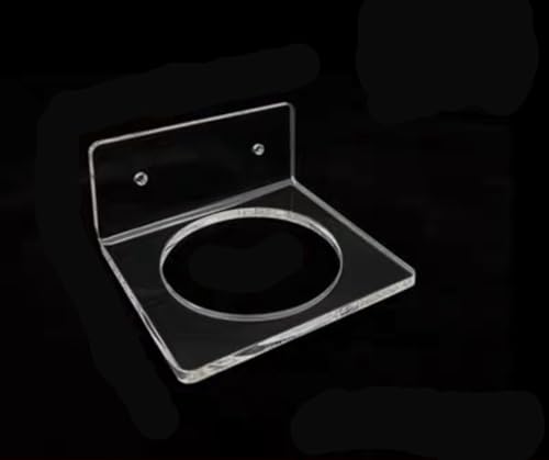 YTBHSHXZ, Präsentationsständer für Bodenablauf aus Acryl, hängende Platte für Badarmatur, transparente Wandhalterung (klar, Stil 2) von YTBHSHXZ