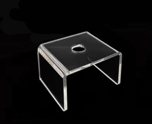 YTBHSHXZ, Präsentationsständer für Bodenablauf aus Acryl, hängende Platte für Badarmatur, transparente Wandhalterung (klar, Stil 3) von YTBHSHXZ
