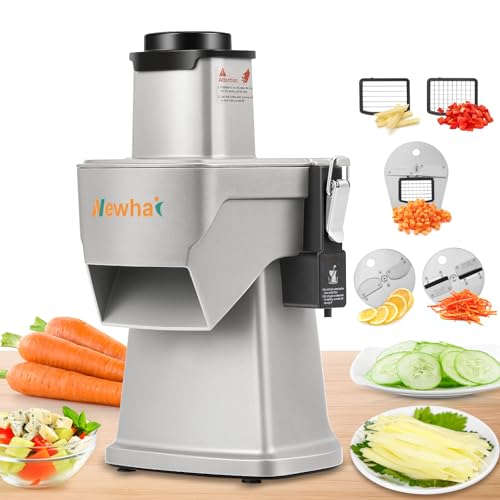 YTBHSHXZ, Professioneller 4-in-1 Gemüseschneider: Multifunktionaler automatischer Würfelschneider, Schneider, Zerkleinerer und Streifen. von YTBHSHXZ