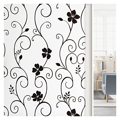 YTBHSHXZ, Selbstklebend, 90 x 500 cm, Vinyl, Selbstklebender Fensteraufkleber, Glasaufkleber, wasserdicht, Sonnenschutz, UV-Schutz, Schlafzimmer, Badezimmer(Grey,60x200cm) von YTBHSHXZ