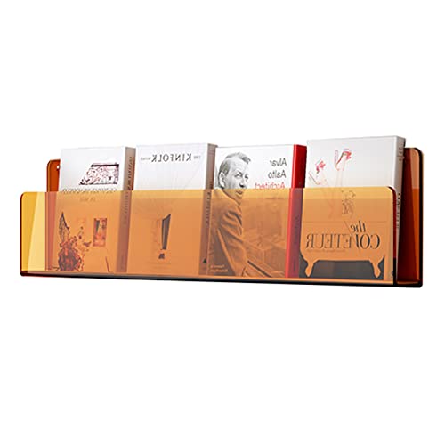 YTBHSHXZ, Zeitschriftenständer für Büro, Zuhause, Wohnzimmer, Wandprospektständer (Orange, 60 cm (23 5/8 Zoll) von YTBHSHXZ