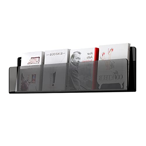 YTBHSHXZ, Zeitschriftenständer für Büro, Zuhause, Wohnzimmer, Wandprospektständer (dunkelgrau, 80 cm (31 1/2 Zoll) von YTBHSHXZ
