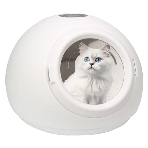 YTBHSHXZ 55 l mit Temperaturregelung und 360-Grad-Trocknung, runder Trockner-Trockenschrank for Haustiere for Katzen kleine Hunde(220V) von YTBHSHXZ