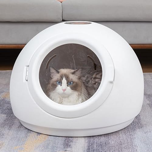 YTBHSHXZ Haustierpflegetrockner mit Beleuchtung und Timer, schnelle Haustier-Trocknerbox for Katzen kleine Hunde, 55 l(110V) von YTBHSHXZ