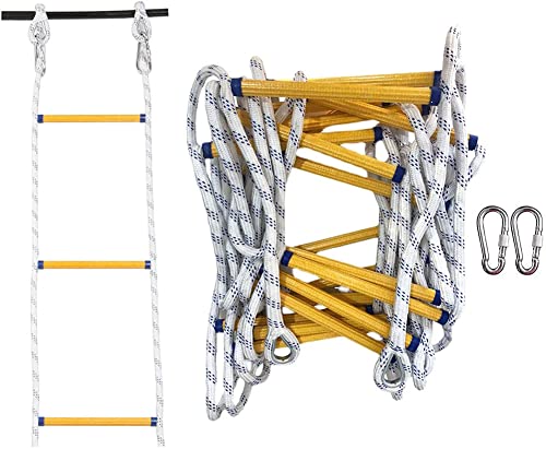 YTBHSHXZ Strickleiter, feuerfeste Leiter, Notfall-Multifunktionsleiter mit Haken/20M(30M) von YTBHSHXZ