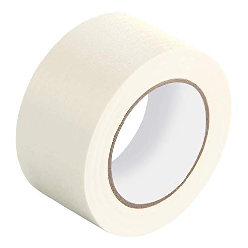 YTBUBOR kreppband, 50 mm x 50 m Maler Abklebeband rückstandslos Malerkrepp einfaches Abziehen malerband für DIY, Malen, Beschriften und Dekorieren von YTBUBOR