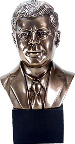 YTC Skulptur "President John F Kennedy", bronzefarben, 24 cm von YTC