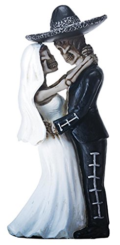 YTC Summit International Mariachi Couple Bride and Groom Skeletons in an Embrace Day of The Dead Figurine YTC Summit International Mariachi Couple Bride and Groom Skeletons in an Embrace Day of The Dead Figurine von YTC