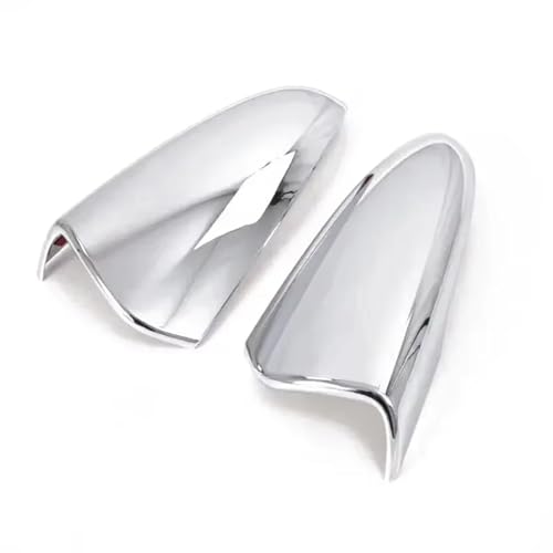YTECAPM 1 Paar Spiegelkappen für Hyundai LAFESTA 2019 2020 2021 2022 2023 with Turning Signal Lamp Model, Auto Rückspiegel Kappe ABS-Kunststoff Abdeckung,Silver von YTECAPM