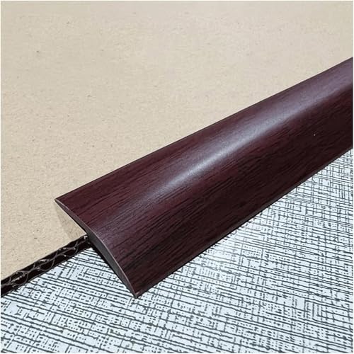 Self Adhesive Transition Strip,PVC Door Threshold Bar for Carpet Edges and Floors-Door Thresholds Less Than 5mm High Floor Flat Divider Strip(Deep Red,1m/3.3ft) von YTGHBIML