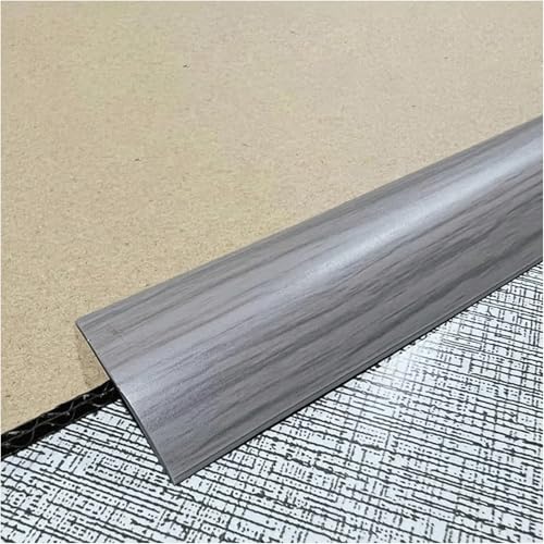 Self Adhesive Transition Strip,PVC Door Threshold Bar for Carpet Edges and Floors-Door Thresholds Less Than 5mm High Floor Flat Divider Strip(Grey,2m/6.5ft) von YTGHBIML