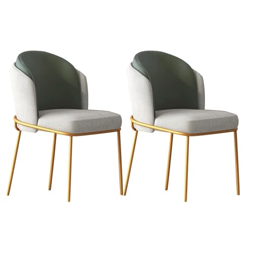 YTGHBIML eßzimmerstühle Esszimmerstühle, gepolstertes Leder-Esszimmerstuhl-Set mit goldfarbenen Metallbeinen, Esszimmerstühle, 2er-Set, luxuriöse Küchenstühle ergonomisch YTGHBIML eßzimmerstühle Esszimmerstühle, gepolstertes Leder-Esszimmerstuhl-Set mit goldfarbenen Metallbeinen, Esszimmerstühle, 2er-Set, luxuriöse Küchenstühle ergonomisch von YTGHBIML