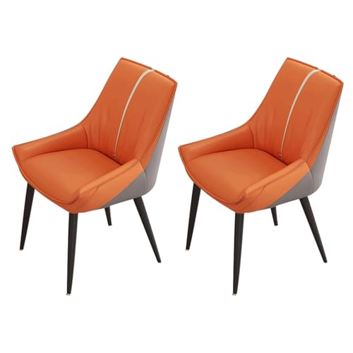 YTGHBIML eßzimmerstühle Esszimmerstuhl-Set, Leder gepolstert, Esszimmerstühle, 2er-Set mit Metallbeinen, Esszimmerstuhl, Gebogene Rückenlehne, Küchenstühle ergonomisch YTGHBIML eßzimmerstühle Esszimmerstuhl-Set, Leder gepolstert, Esszimmerstühle, 2er-Set mit Metallbeinen, Esszimmerstuhl, Gebogene Rückenlehne, Küchenstühle ergonomisch von YTGHBIML