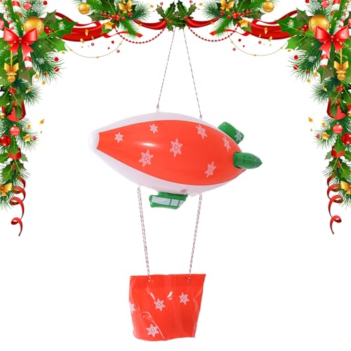 Aufblasbare Weihnachtskugeln Für Draußen, Weihnachtsanhänger Dekoration, Hängbare Raumschiff-Form Deko für Tür Fenster Vorgarten Garten Wand Baum Kamin Winterfest Aufblasbare Weihnachtskugeln Für Draußen, Weihnachtsanhänger Dekoration, Hängbare Raumschiff-Form Deko für Tür Fenster Vorgarten Garten Wand Baum Kamin Winterfest von YTGOCN