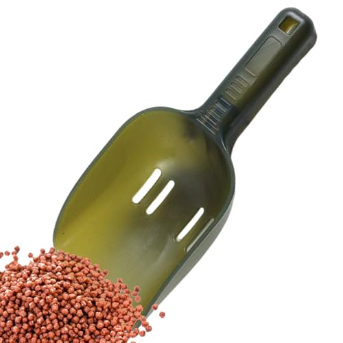 Fishing Bait Schaufel | Karpfenköderlöffel Mit Ablauflöchern | rutschfeste Spoons für Angler Anfänger Kayak Boot Camping Outdoor Küste Salzwasserfischerei von YTGOCN