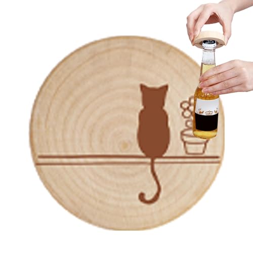 Flaschenöffner-Magnet, Magnet-Flaschenöffner für Kühlschrank - Dosenöffner - Cool Gadgets Flaschenöffner mit Kühlschrankmagneten, Wohnmobil-Flaschen-Bieröffner für Picknick im Freien zu Hause von YTGOCN