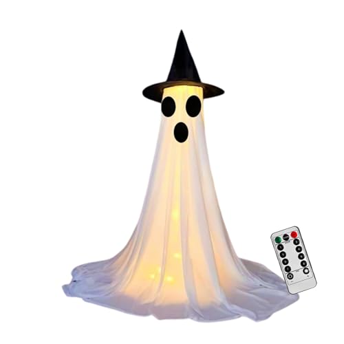Halloween Geist Deko Für Außenbereich | Leuchtende Outdoor Geister Deko,Große Horrordekoration Für Rasen Friedhof Gruselhaus Halloween Geist Deko Für Außenbereich | Leuchtende Outdoor Geister Deko,Große Horrordekoration Für Rasen Friedhof Gruselhaus von YTGOCN