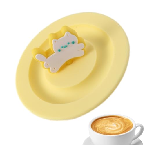 Kaffeetassenhüllen für Tassen, Silikonbecherdeckel | Auslaufsichere Kaffeetassendeckel-Ersatzbecherabdeckungen,Wiederverwendbarer Becherdeckel, Ersatzbecherdeckel für Tassen, Tassen, Gläser von YTGOCN