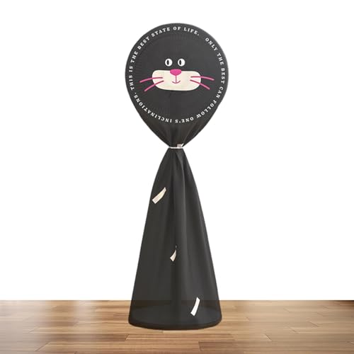 Sockel Ventilator-Abdeckung, Sockel Ventilator-Staubabdeckung | Niedliche Katze Design Stehboden Lüfterschutz - Ventilator-Sicherheitsschutz, Rund elektrische Lüfterschutz Staubschutz, Home Ventilator von YTGOCN