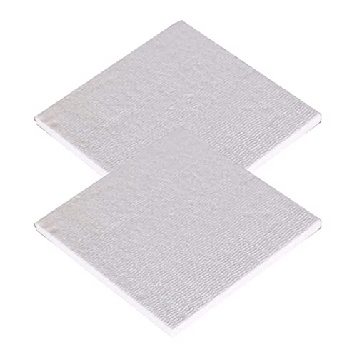 YTGZS Keramikfaser-Dämmplatte feuerfeste feuerfeste Keramikfaserplatte für Holzofen Pizzaofen Ofen Kamin Länge 300mm Breite 300mm, 2Stk, Thickness 10mm von YTGZS