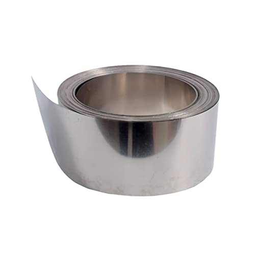 YTGZS Nickelband Nickelfolie Nickelplatten NickelfolieNickel Streifen Band Nickelstreifen Blattstreifen,Länge 1000mm Breite 100mm Dicke 0.15mm von YTGZS