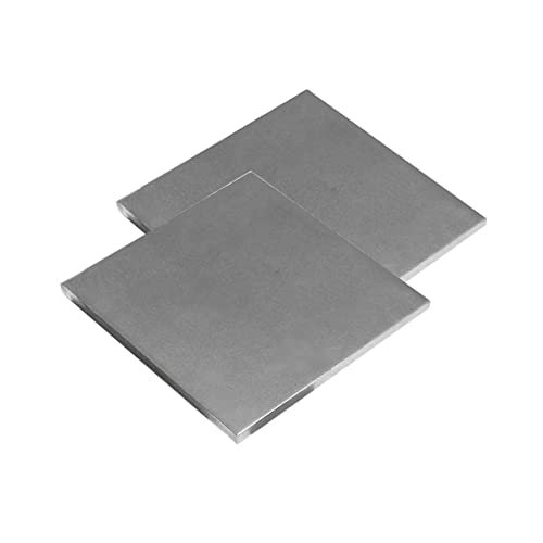 YTGZS Titan Blech TA2 Hochreiner Metal Titan Platte Sheet Folie Titanium Für DIY Industrie Experiment Länge 100mm Breite 100mm 2St,100mmx100mmx0.8mm von YTGZS