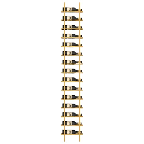 YTLEMON Wandhalterung zum Aufhängen, Weinhalter, Weinzubehör, Flaschenhalter (Gold, 1 horizontal Row) von YTLEMON