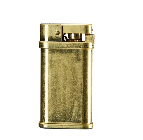 (Ohne Kerosin) Vintage Kerosin Pfeifenfeuerzeug, klassischer Zigarettenanzünder, offene Abdeckung, automatische Zündung, weiche Flamme, Geschenk oder Sammlung von YTMY
