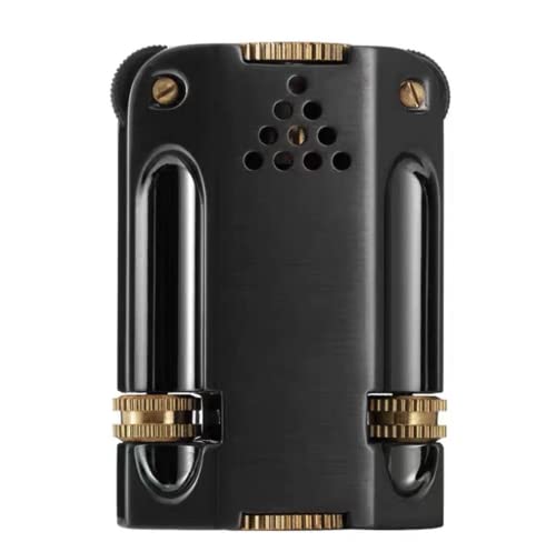 (Ohne Kerosin) Vintage Trench-Kerosin Pfeifenfeuerzeug, klassisches Messing-Zigarettenanzünder, Retro-Schleifscheiben-Design, weiche Flamme, Geschenk oder Sammlung von YTMY