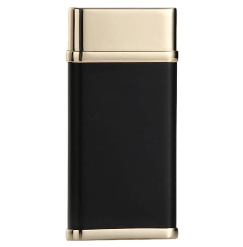 (Verkauf ohne Gas) Vintage-Feuerzeug, reines Kupfer, winddicht, klassisches Design, Druckzündung, verstellbare Flamme, Geschenk von YTMY