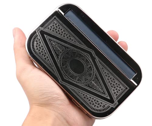 YTMY Zufallsprinzip, 110 mm, Retro-Rollmaschine, halbautomatisch, für Zigarettenrollen und Vintage-Aufbewahrungskoffer von YTMY