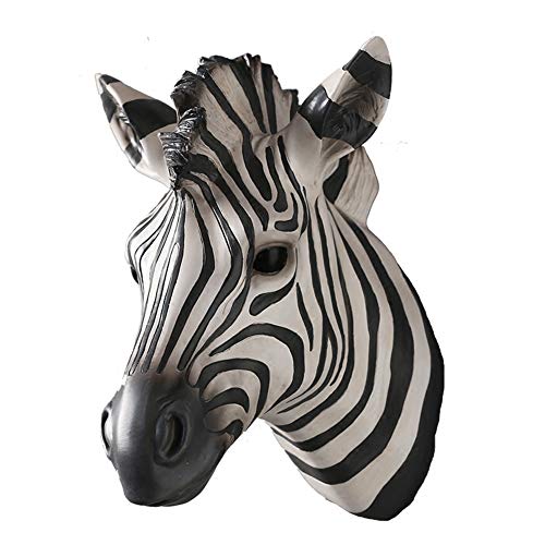 YTOOZ Tierkopf Wandbehang, Zebra Büste Statue Wandbehang Trophäe Ornament Wand Hintergrund Wand Schmuck Geschenk YTOOZ Tierkopf Wandbehang, Zebra Büste Statue Wandbehang Trophäe Ornament Wand Hintergrund Wand Schmuck Geschenk von YTOOZ