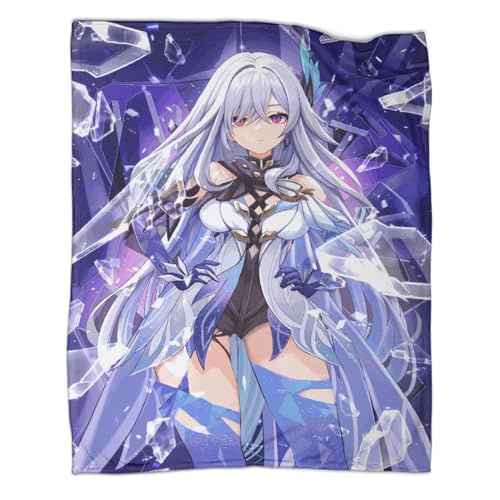 Anime Manga Zeichentrickfilm Kuscheldecke,KinderDecke Warm,Wohndecke Weiche & Flauschige Fleecedecke Als Sofadecke Doppelseitig Tagesdecke Für Bett&Sofa 80x90inch(200x230cm) von YTPONBCSTUG