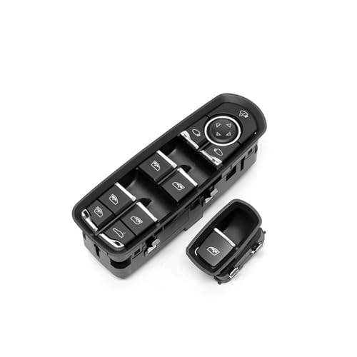 Auto Electric Power Fenster Panel Master Control Schalter Taste/Fit for Porsche Panamera Cayenne Macan 2011-2016(Model B) von YTRAVHI