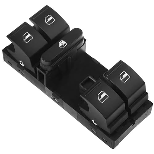 Auto Elektrische Fensterheber Control Schalter Heber Taste LHD/Fit for Skoda Fabia Octavia II Combi Fließheck Yeti 1Z0959858B von YTRAVHI